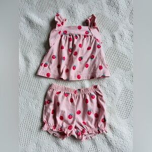 Carters Raspberry Fruit Set Cotton 12 months